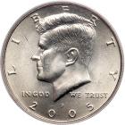 2005-P Kennedy Half Dollar. PCGS MS65