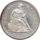 1843 Liberty Seated Dollar