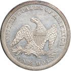 1843 Liberty Seated Dollar - 2