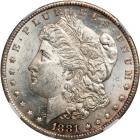 1881-CC Morgan Dollar. NGC MS61