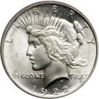 1922 Peace Dollar. PCGS MS66