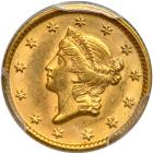 1851 $1 Gold Liberty. PCGS MS62