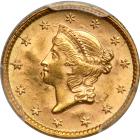 1853 $1 Gold Liberty. PCGS MS62