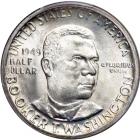 1949-D Booker T. Washington Half Dollar. PCGS MS66