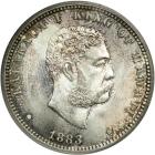 1883 Hawaiian Quarter Dollar. PCGS MS64