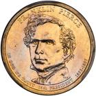 (2010). Edge Error. Missing Edge Lettering. Franklin Pierce. PCGS MS64