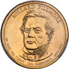 2010-P. Edge Error. Weak Edge Lettering. Millard Fillmore - Position A. PCGS MS65