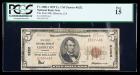 1929, $5 National Bank Note. The First NB, Elberton, GA. Ch. # 9252. PCGS Fine 15