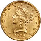 1906-D $10 Liberty. PCGS AU58