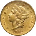 1882-S $20 Liberty. PCGS AU50