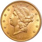 1890-S $20 Liberty. PCGS AU58