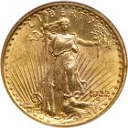 1922 $20 St. Gaudens. NGC MS64