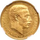 Denmark. 20 Kroner, 1916-VBP AH. NGC MS61