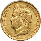 France. 20 Francs, 1840-A (Paris). EF