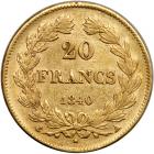 France. 20 Francs, 1840-A (Paris). AEF - 2