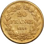France. 20 Francs, 1841-A (Paris). AEF - 2