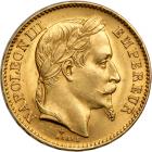 France. 20 Francs, 1866-BB. UNC