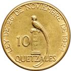 Guatemala. 10 Quetzales, 1926. EF