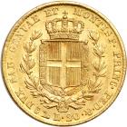 Italian States - Sardinia. 20 Lire, 1849-P. EF - 2