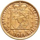 Liechtenstein. 10 Franken, 1946-B. BU - 2