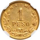 Mexico. Peso, 1901/801 Mo M. NGC UNC - 2