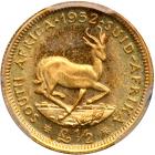 South Africa. ½ Pound, 1952. PCGS MS64 - 2