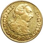 Spain. ½ Escudo, 1788-M (Madrid). AU