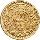 Tunisia. 100 Francs, 1932-A. UNC - 2