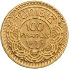 Tunisia. 100 Francs, 1935-A. UNC - 2