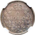 Canada. 5 Cents, 1882-H. NGC AU55 - 2