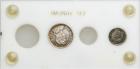 Great Britain. Maundy 1 Pence and 3 Pence, 1743. AU-UNC