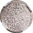 WITHDRAWN - Poland. 3 Groschen, 1592 (Lithuania). NGC AU55 - 2