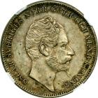 Sweden. Riksdaler Specie, 1856-ST. NGC EF45