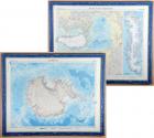 Maps of North and South Poles, by J. Bartholomew
