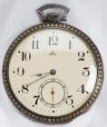 Omega Open Face Silver Pocket Watch