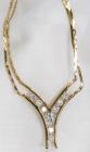 Diamond, 14K Yellow Gold Necklace