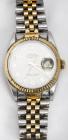 Gent's Rolex, Oyster Perpetual Date Just, 18K Yellow Gold & Stainless Steel Wristwatch