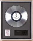 Platinum Record Award for Van Halen's "1984"