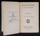 [Conrad, Joseph] - First Edition of Nostromo, A Tale of the Seaboard