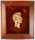 Lincoln Solid Brass Profile, circa 1880s