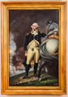 [Washington, George] Painting of George Washington at Dorchester Heights, c. 1830