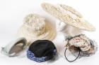 Vintage Hats - Straw, Linen, and Silk