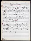 WITHDRAWN - [Davis, Miles] Handwritten Arrangement of "Round 'Bout Midnight"