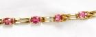 Ruby, 14K Yellow Gold Tennis Bracelet