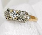 Lady's Diamond, 18 & 14K Ring