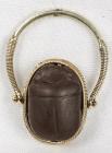 Ancient Egyptian Scarab Ring. Late Period