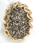 Lady's Milor Marcasite 14K Yellow Gold Ring