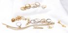 Collection of 14K Yellow Gold, Silver & Gold Filled CZ Jewelry