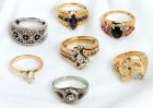 Collection of Diamond, Colored Stone, 14K & 10K Rings