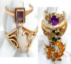 Collection of Lady's Colored Stone, 14k & 10K Yellow Gold Rings